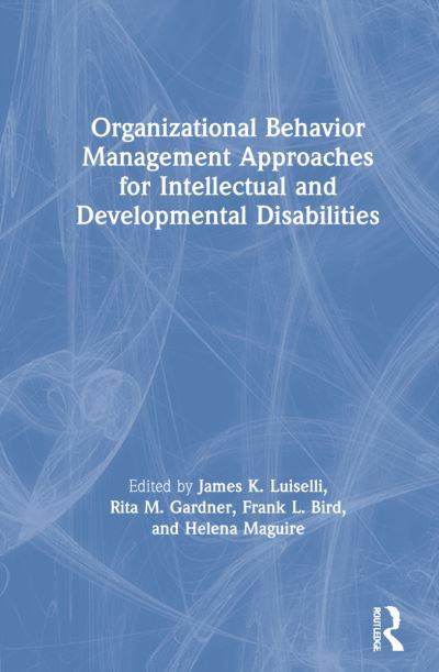 Cover for James K. Luiselli · Organizational Behavior Management Approaches for Intellectual and Developmental Disabilities (Gebundenes Buch) (2021)