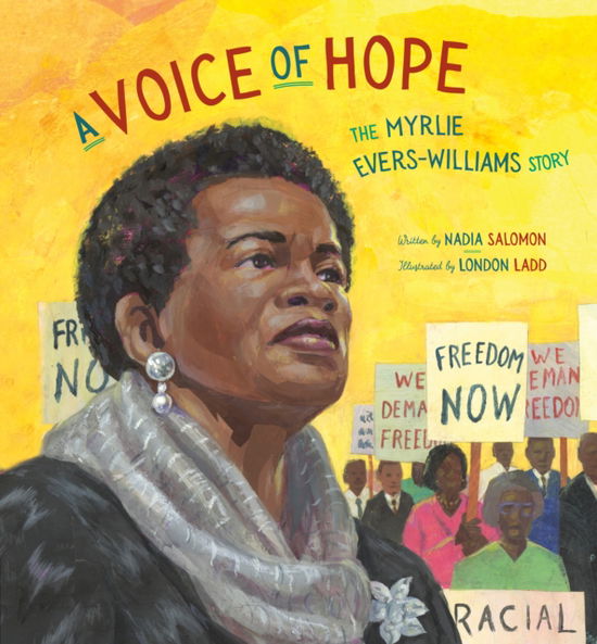 Cover for Nadia Salomon · A Voice of Hope: The Myrlie Evers-Williams Story (Inbunden Bok) (2024)