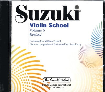 Cover for Suzuki Violin School CD 6 Reviderad (Buch) (2013)