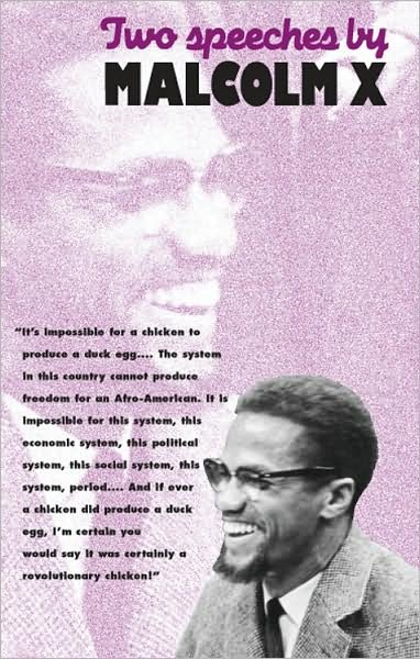 Cover for Malcolm X · Two speeches by Malcolm X. (Bog) (1990)
