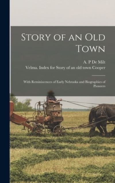 Cover for A P De Milt · Story of an Old Town (Hardcover Book) (2021)