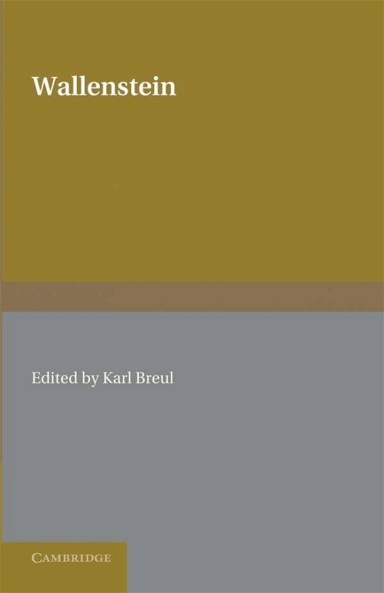 Cover for Friedrich Schiller · Wallenstein: Ein Trauerspiel: II. Wallensteins Tod (Paperback Bog) (2013)