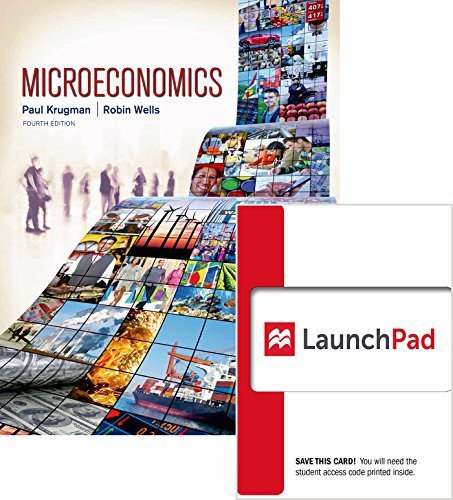 Cover for Paul Krugman · Microeconomics 4e &amp; LaunchPad (Pocketbok) (2016)