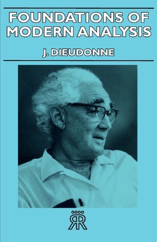 Cover for J. Dieudonne · Foundations of Modern Analysis (Paperback Book) (2006)