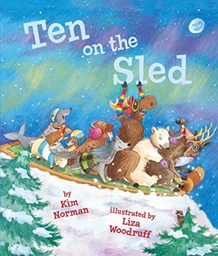 Cover for Kim Norman · Ten on the Sled (Board book) [Abridged edition] (2014)