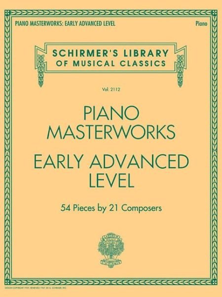 Cover for Hal Leonard Corp. Staff · Piano Masterworks - Early Advanced Level (Book) (2016)