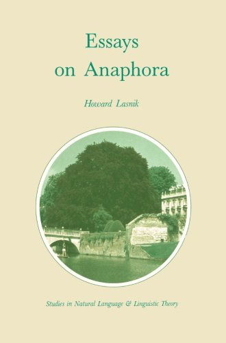 Essays on Anaphora - Studies in Natural Language and Linguistic Theory - H. Lasnik - Books - Kluwer Academic Publishers Group - 9781556080913 - February 28, 1989
