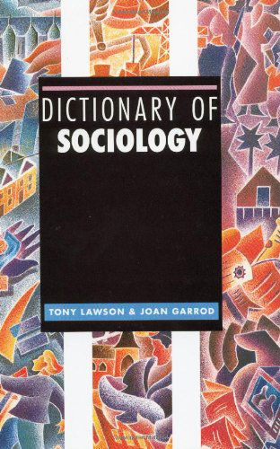 Cover for Tony Lawson · Dictionary of Sociology (Hardcover Book) (2001)