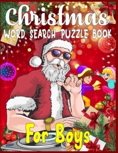 Cover for Sk Publishing · Christmas word search puzzle book for Boys (Pocketbok) (2019)