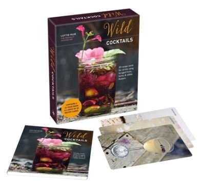 Cover for Muir, Lottie (agent, Greene &amp; Heaton Ltd) · Wild Cocktails Deck: 50 Recipe Cards for Drinks Made Using Fruits, Herbs &amp; Edible Flowers - Recipe Card Decks (Bog) (2024)
