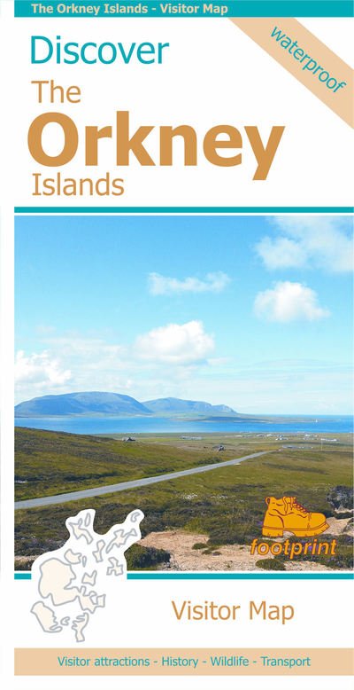 Cover for Footprint Maps · The Orkney Islands: Visitor Map - Discover map series (Map) (2019)