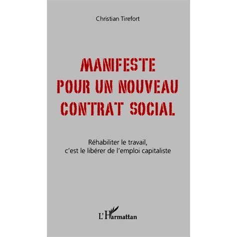 Cover for Christian Tirefort · Manifeste pour un nouveau contrat social (Paperback Book) (2020)