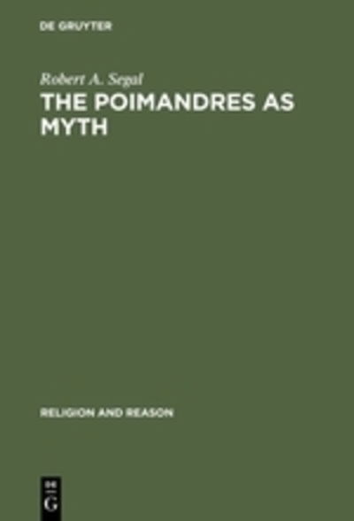 Cover for Segal · The Poimandres as Myth (Book) (1986)