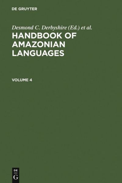 Cover for Desmond C Derbyshire · Handb.of Amaz.Lang.04 (Buch) (1998)