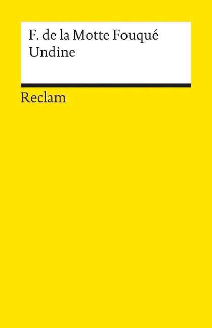 Cover for Friedrich De La Motte Fouque · Reclam UB 00491 Fouque.Undine (Buch)