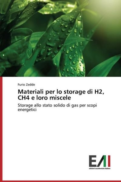 Cover for Furio Zedde · Materiali Per Lo Storage Di H2, Ch4 E Loro Miscele: Storage Allo Stato Solido Di Gas Per Scopi Energetici (Paperback Bog) [Italian edition] (2014)