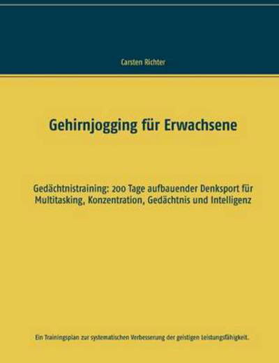 Cover for Richter · Gehirnjogging für Erwachsene (Bok) (2019)