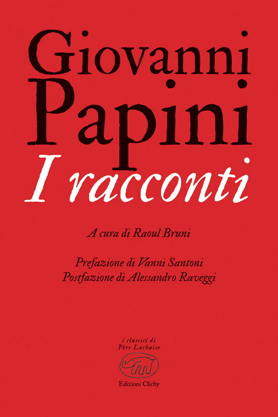 Cover for Giovanni Papini · I Racconti (Book)