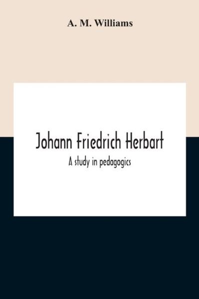 Cover for A M Williams · Johann Friedrich Herbart (Paperback Book) (2020)