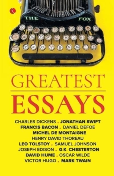 Cover for Rupa Rupa · Greatest Essays (Pocketbok) (2021)