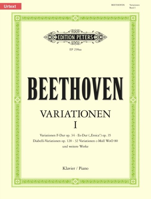 Cover for Variations (complete) Vol.1 (Sheet music) (2001)