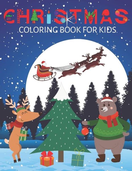 Cover for Happy Charles · Christmas coloring book for kids (Paperback Book) (2020)