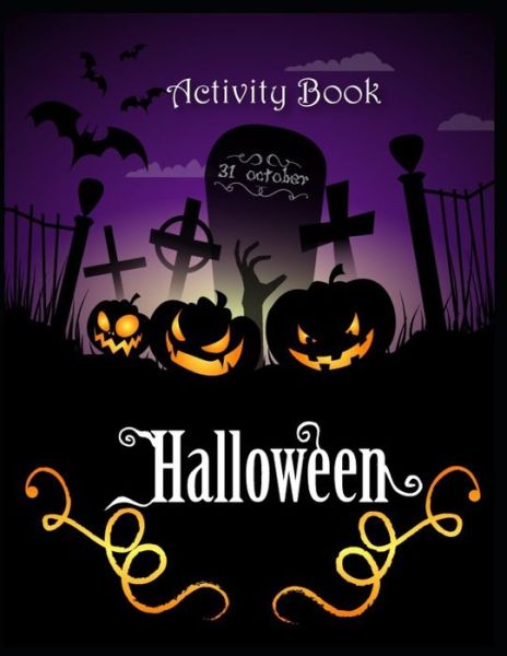 Cover for Slim Cousins · Activity Book Halloween (Paperback Book) (2020)