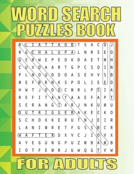 Cover for Kr Print House · Word Search Puzzles Book For Adults: word search puzzles book for adults &amp; kids, Exercise Your Brain, Nourish Your Spirit (Paperback Book) [Large type / large print edition] (2021)