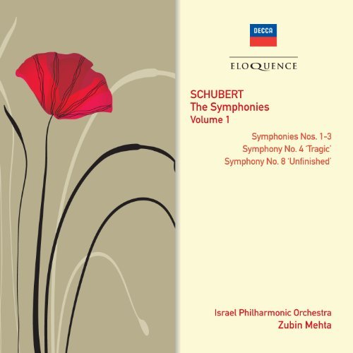 Cover for Zubin Mehta · Eloq: Schubert - the Symphonies Volume 1 Nos 1 3 8 (CD) (2014)