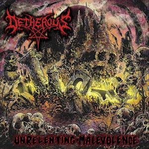 Cover for Detherous · Unrelenting Malevolence (LP) (2022)