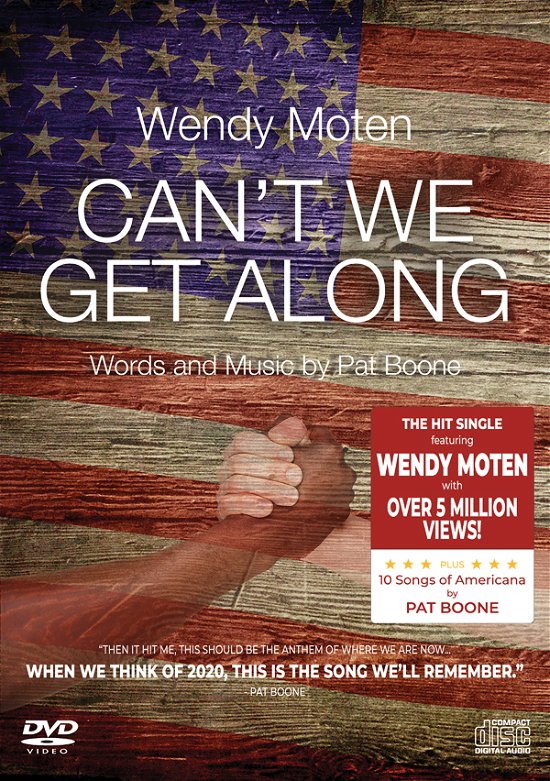 Cover for Wendy Moten &amp; Pat Boone · Can't We Get Along (DVD/CD) (2020)