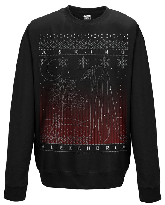 Cover for Asking Alexandria · The Black Christmas (TØJ) [size S] [Black edition] (2016)