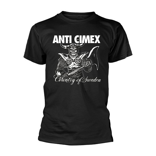 Cover for Anti Cimex · Country of Sweden (Klær) [size M] [Black edition] (2018)