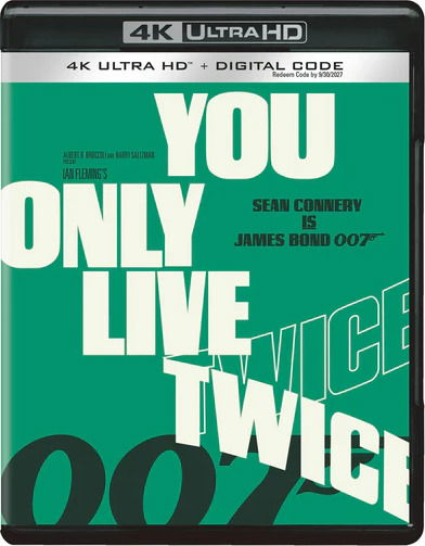 Cover for You Only Live Twice (4K Ultra HD) (2025)