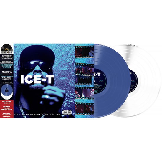 Cover for Ice-T · Live In Montreux Festival (LP) [RSD 2025 Dark Blue &amp; White Vinyl edition] (2025)