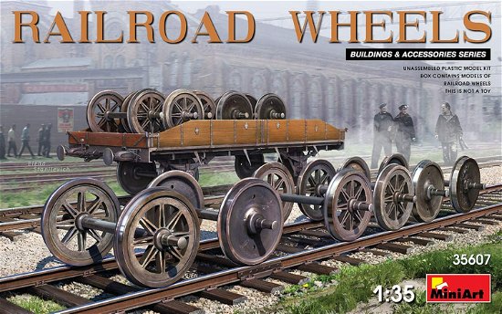 Cover for MiniArt · Railroad Wheels 1:35 (1/20) * (Leketøy)