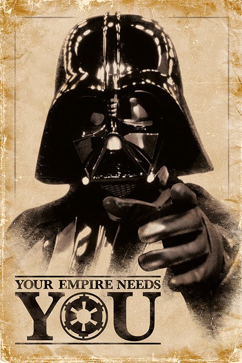 Star Wars: Pyramid - Your Empire Needs You (Poster Maxi 61X91,5 Cm) - Star Wars Empire Need You - Merchandise - AMBROSIANA - 5050574334914 - 7. februar 2019