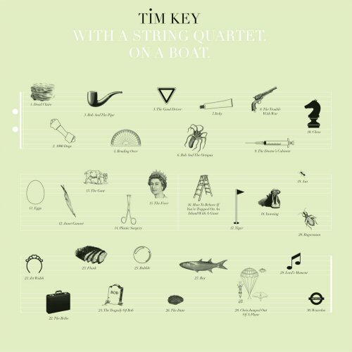Cover for Tim Key · Tim Key with a String Quartet on a Boat (CD) (2011)
