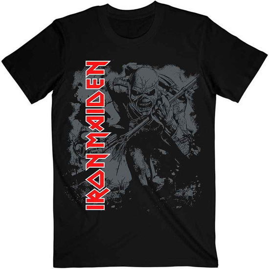 Iron Maiden Unisex T-Shirt: Hi-Contrast Trooper - Iron Maiden - Produtos - ROFF - 5055295344914 - 13 de maio de 2013