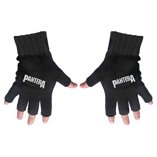 Pantera Unisex Fingerless Gloves: Logo - Pantera - Marchandise - Unlicensed - 5055339738914 - 