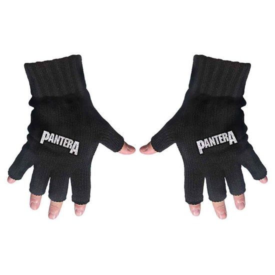 Pantera Unisex Fingerless Gloves: Logo - Pantera - Merchandise - Unlicensed - 5055339738914 - 