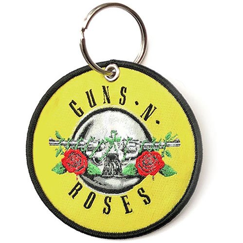 Guns N' Roses Keychain: Classic Circle Logo (Double Sided Patch) - Guns N Roses - Merchandise -  - 5056368603914 - 