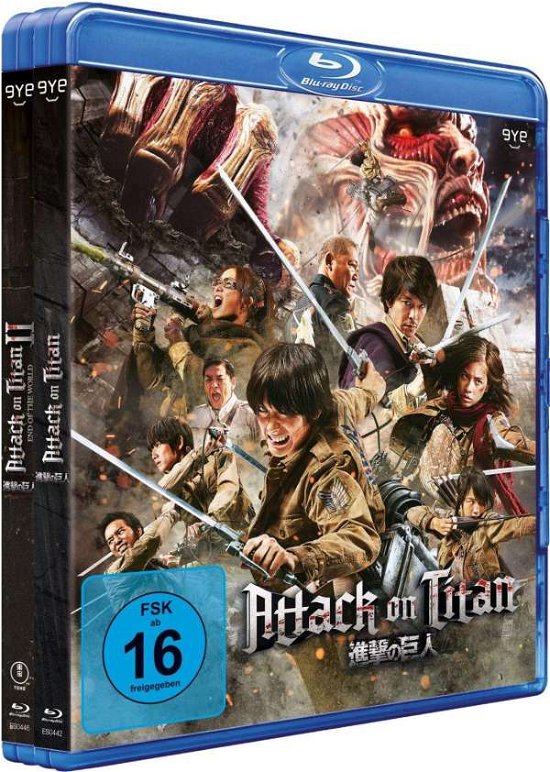 Cover for Attack On Titan · Film 1&amp;2,bd (Blu-ray) (2021)