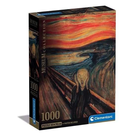 Museum Collection - Munch - The Scream (Compact Box 1000 Stukjes) - Museum Collection - Merchandise - Clementoni - 8005125397914 - 