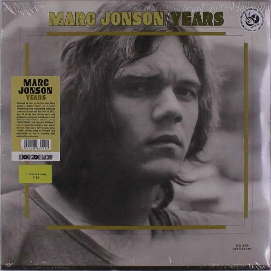 Cover for Marc Jonson · Years (LP) [Reissue edition] (2019)