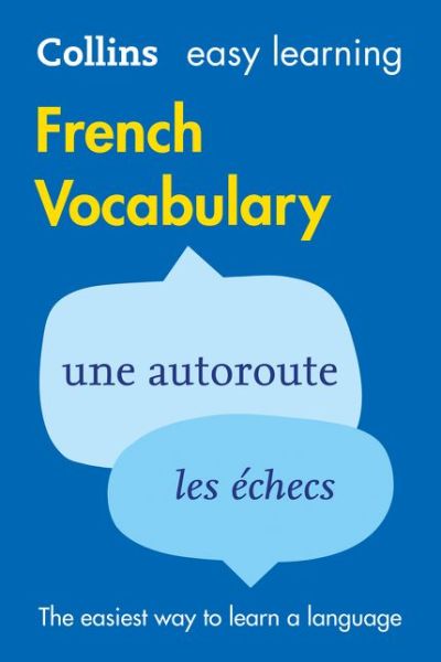 Cover for Collins Dictionaries · Easy Learning French Vocabulary: Trusted Support for Learning - Collins Easy Learning (Paperback Book) [2 Revised edition] (2012)
