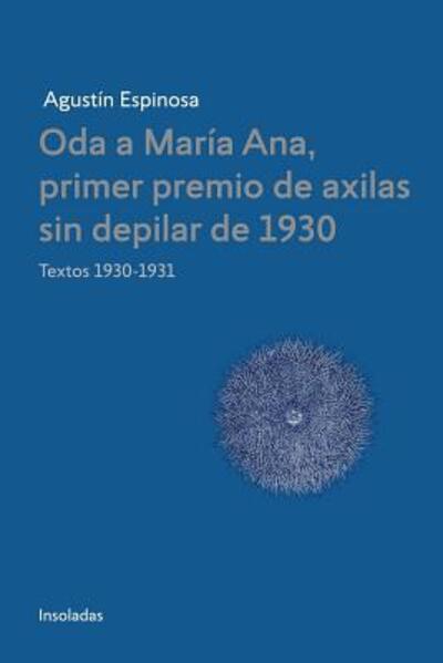 Cover for Agustín Espinosa · Oda a Maria Ana, primer premio de axilas sin depilar de 1930 (Paperback Book) (2017)