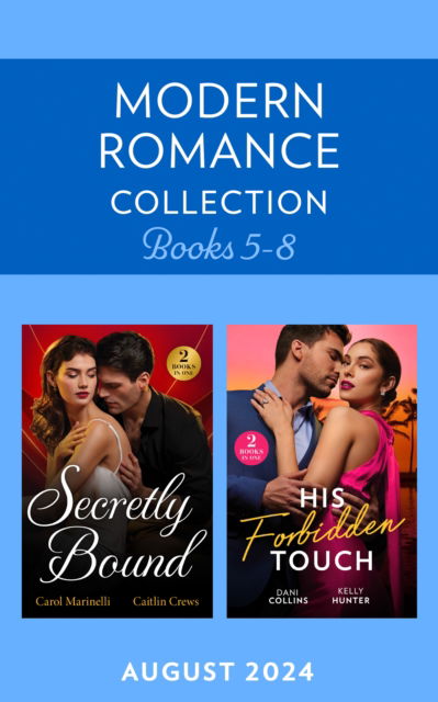 Modern Romance August 2024 Books 5-8: Bride Under Contract (Wed into a Billionaire's World) / Forbidden Royal Vows / Marrying the Enemy / Stolen Princess's Secret - Carol Marinelli - Książki - HarperCollins Publishers - 9780263324914 - 15 sierpnia 2024