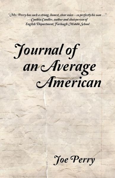 Cover for Joe Perry · Journal of an Average American (Paperback Bog) (2015)