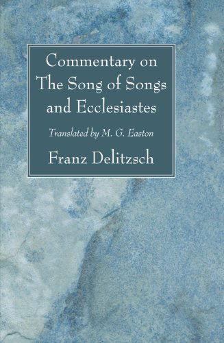 Cover for Franz Delitzsch · Commentary on the Song of Songs and Ecclesiastes: (Paperback Book) (2008)